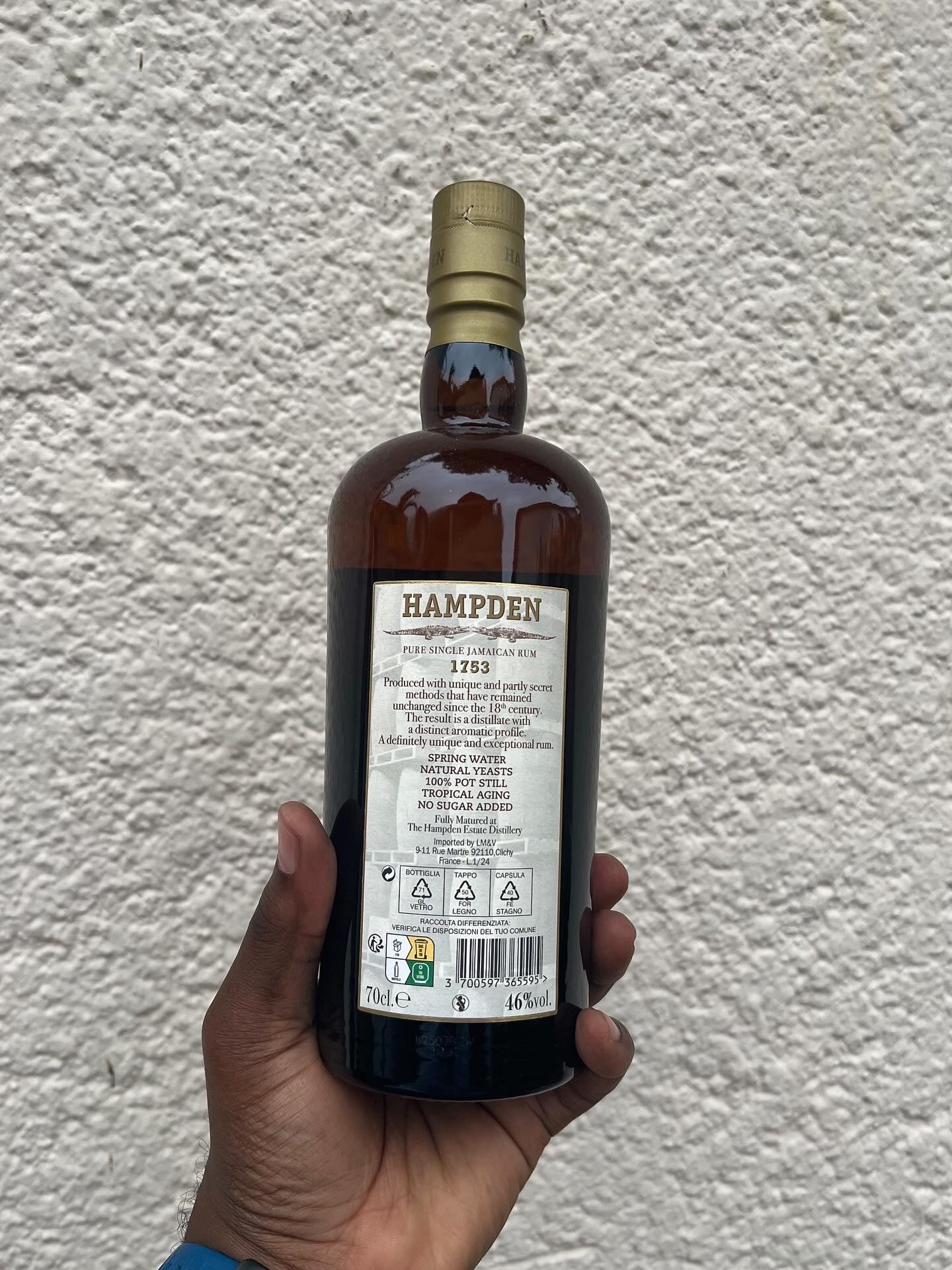 Hampden 1753 46°, 70cl