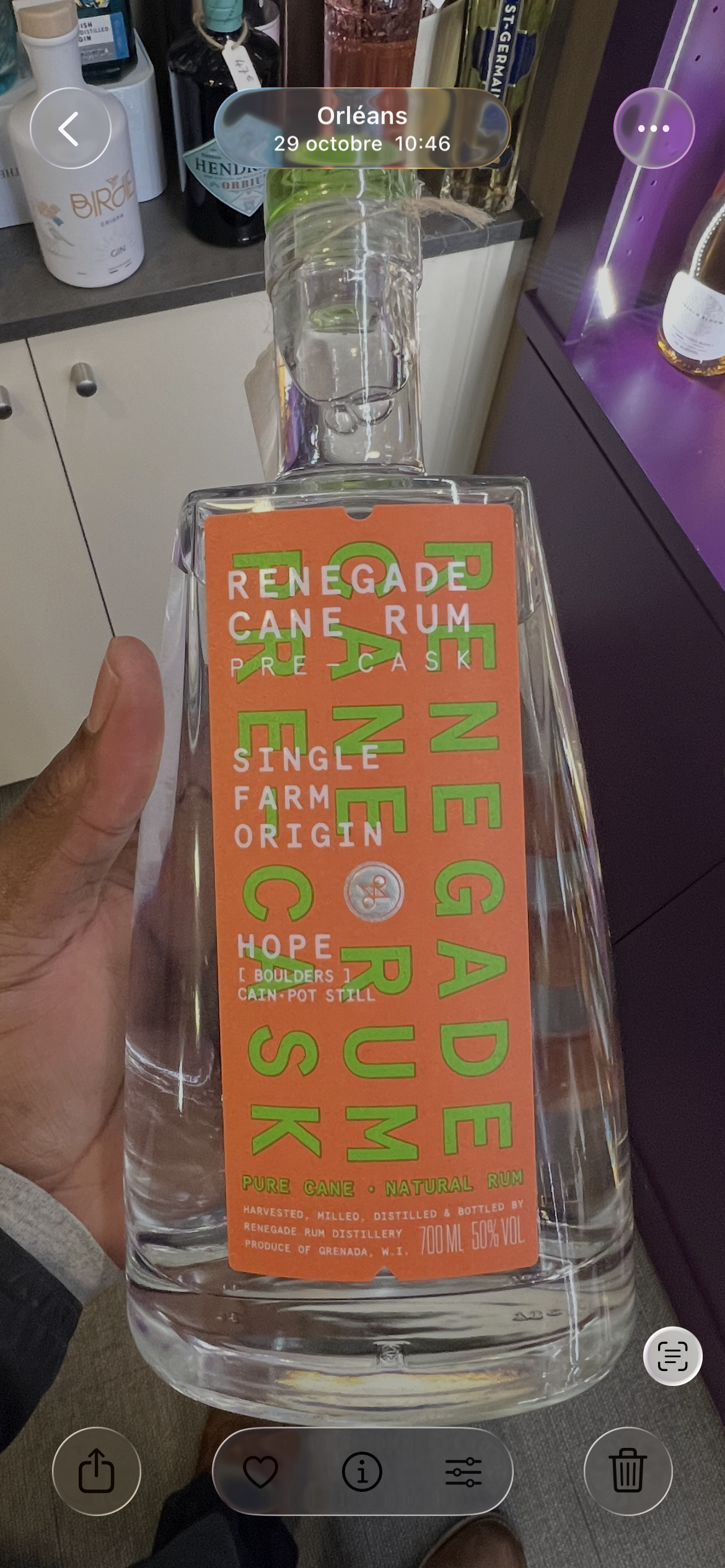 Renegade Rum Hope Pot Still 50°, 70cl