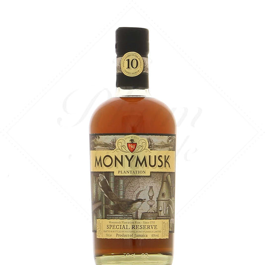 Monymusk Special Reserve Black 10 ans 40°, 70cl  *** Gold Outstanding Medal 2025 International Wine And Spirit Competition