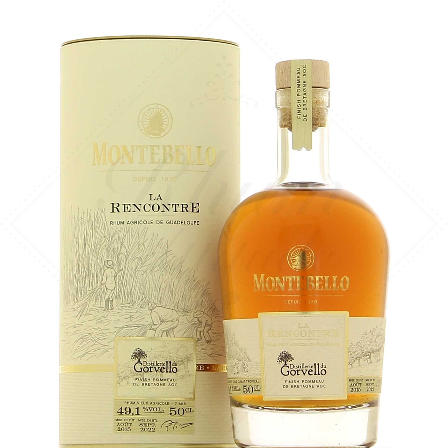 MONTEBELLO 7 ans Finish Pommeaux 49,1°, 70cl