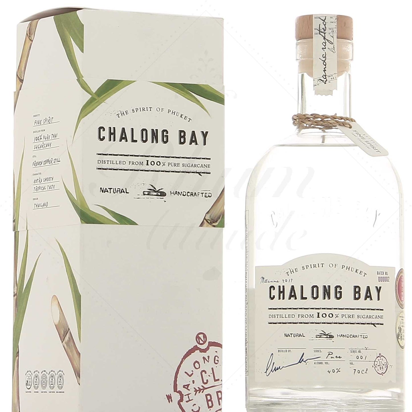 Chalong Bay Rum avec étui, 40°, 70cl