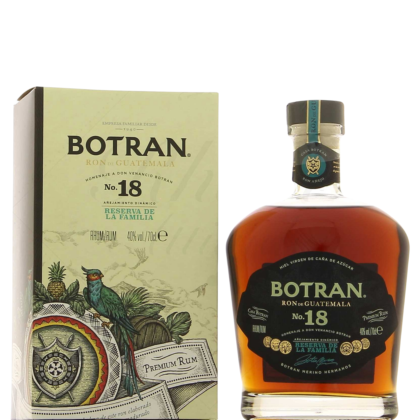 Botran 18 ans 40°, 70cl