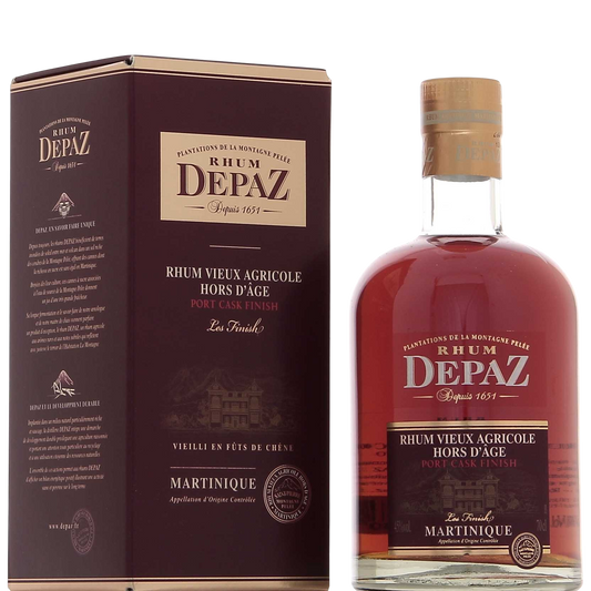 Depaz Hors d’âge Port Cask Finish 45°, 70cl