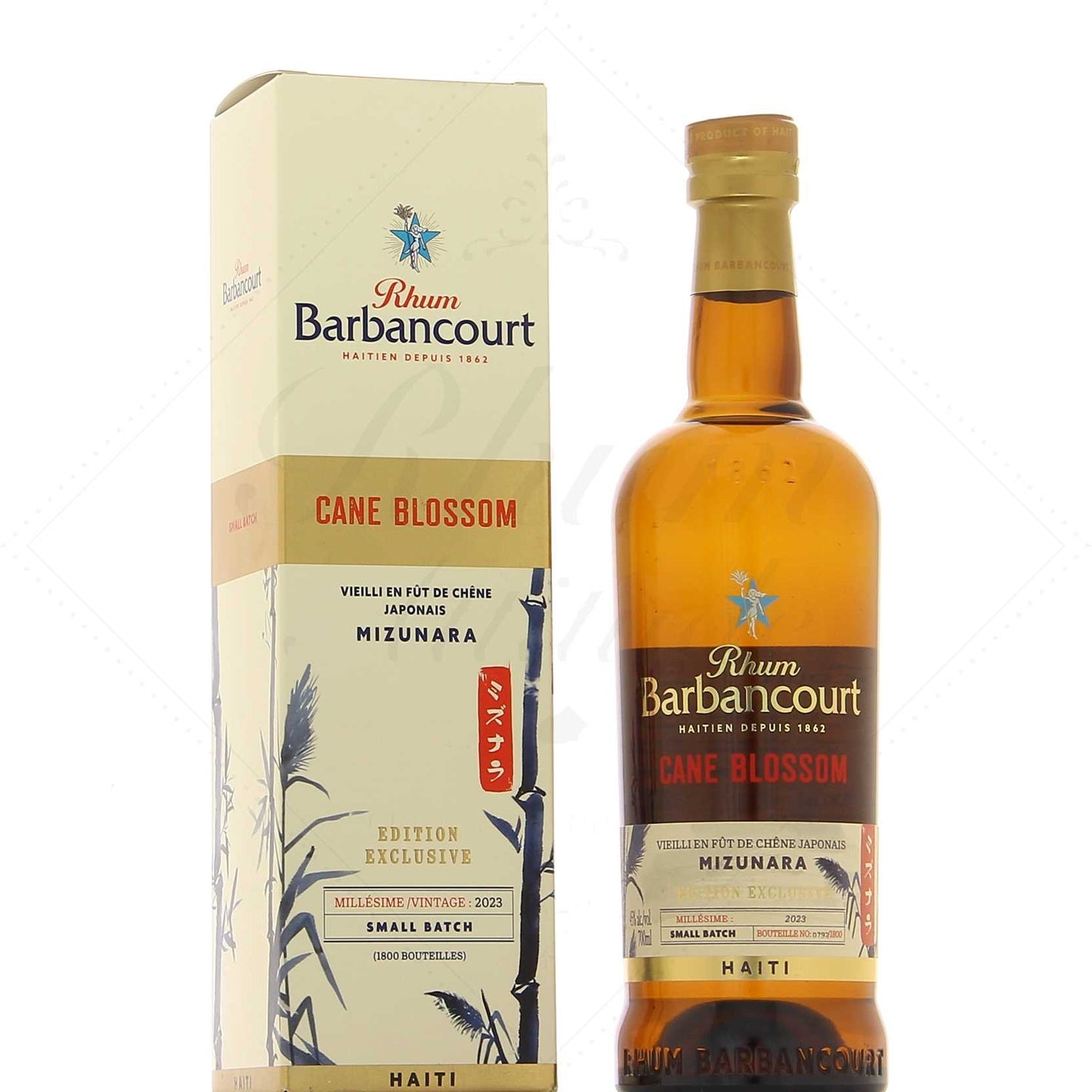 Barbancourt Cane Blossom fûts de Mizunara 45°, 70cl