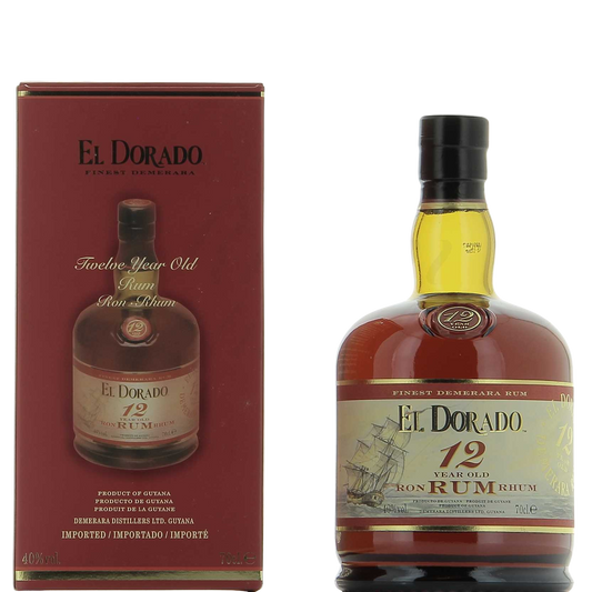 El Dorado 12 ans 40°, 70Cl ** Coup de Coeur