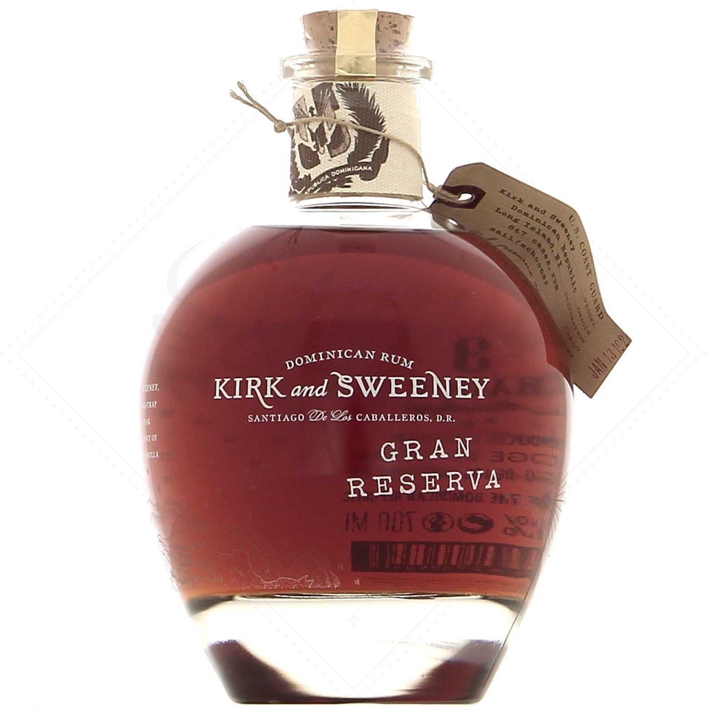 Kirk & Sweeney Gran Reserva 40°, 70cl *** Best 2024