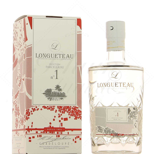 Longueteau sélection parcellaire n°1 récolte 2023 100% canne rouge 55°, 70cl