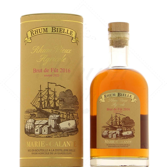 Bielle 2016 Brut de fût 54,2°, 70cl *** World’s Best Rum Forbes 2024