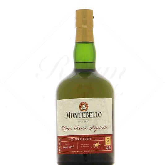 Montebello rhum vieux 3 ans 42°, 70cl