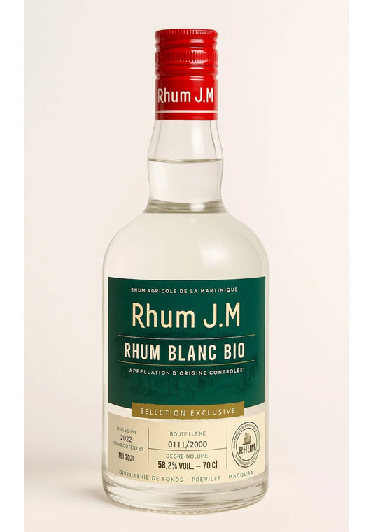 JM Blanc Bio Cuvée Confrérie du Rhum, 58,2°, 70cl *** Collection