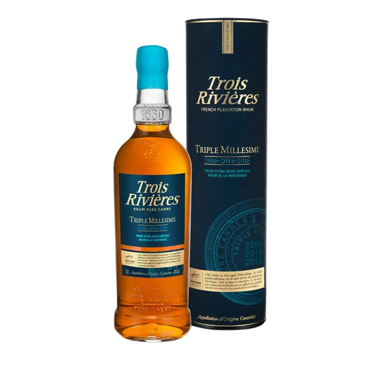 Trois Rivières Triple Millésime 2006 2014 2016 42°, 70cl