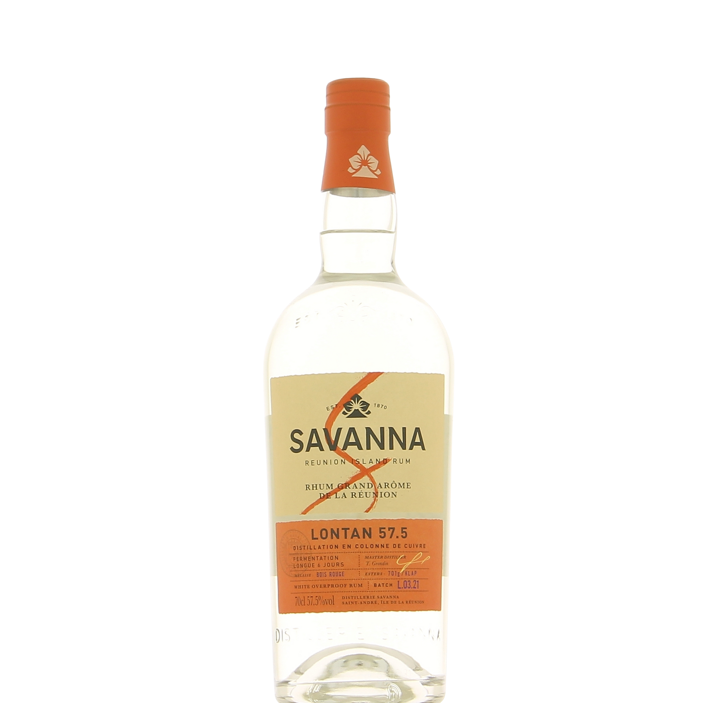 Savanna Lontan 57,5°, 70cl
