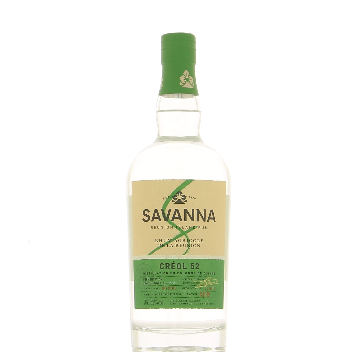 Savanna Créol 52°, 70cl
