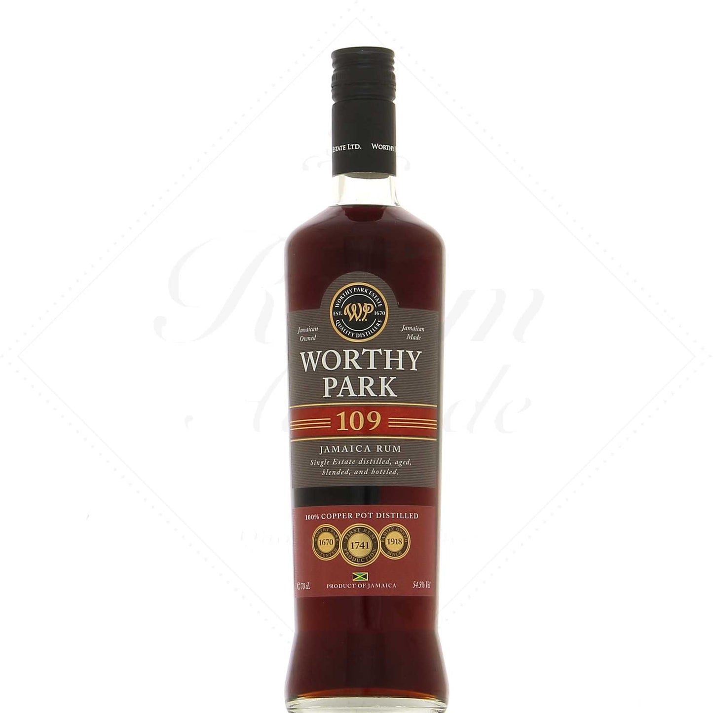 Worthy Park 109 Proof 54,5°, 70cl *** Gold Outstanding Medal 2025 International Wine And Spirit Competition (Copie)