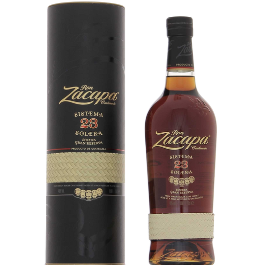 Zacapa 23 ans Solera 40°, 70cl *** 4ième meilleur rhum au monde
