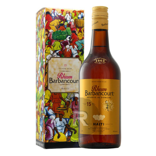 Barbancourt Réserve du domaine 15 ans 43°– ancien packaging, 70cl