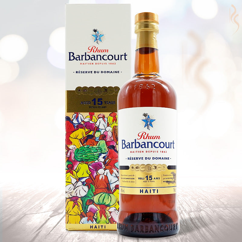 Barbancourt Réserve du domaine 15 ans 43°– ancien packaging, 70cl