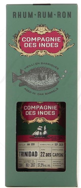 Compagnie des Indes Trinidad Caroni 22 ans 57,5°, 70cl