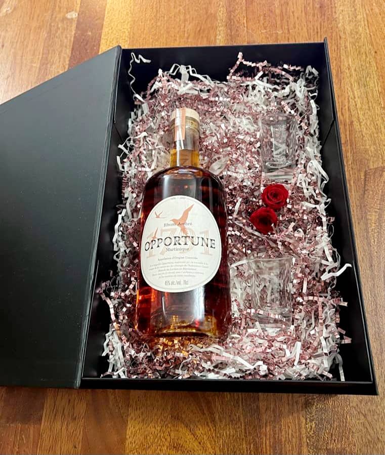 Coffret Saint Valentin | Opportune 1791 Panama 43°, 70cl *** Promo jusqu'au 18/02/2023