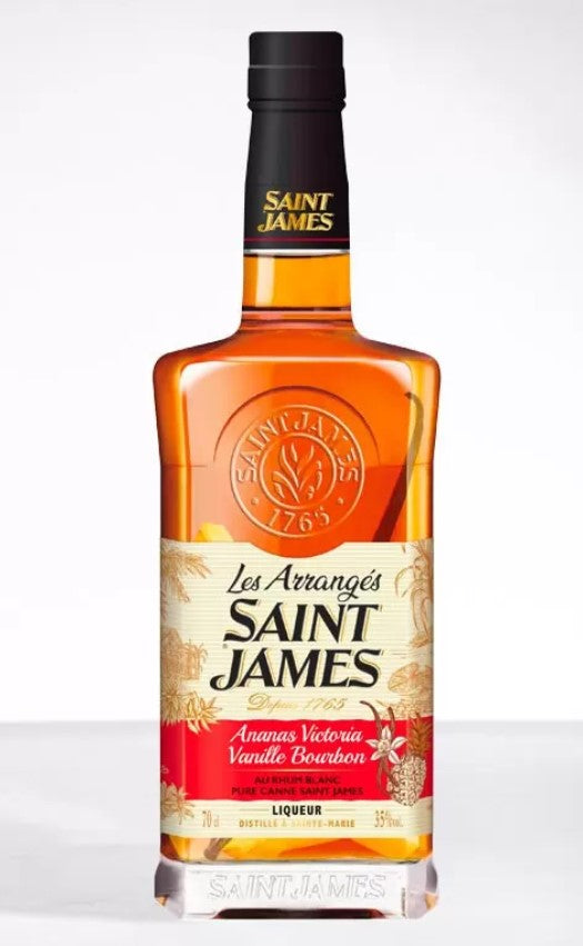 Saint James – Ananas Victoria vanille Bourbon, 35°, 70cl *** Concours Général Agricole Paris 2023
