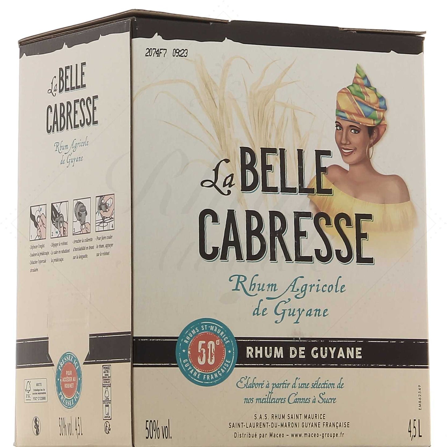 Belle Cabresse Blanc 50° – Cubi BIB Bag-In-Box 4,5 litres ! *** Concours Général Agricole de Paris 1993, 2008 et 2010