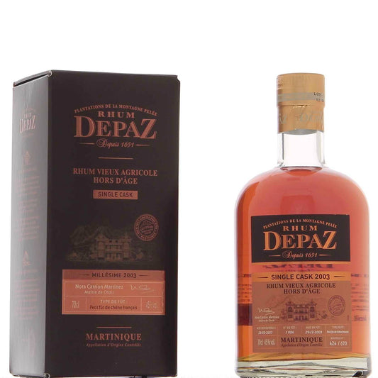 Depaz Single Cask 2003 45°, 70cl