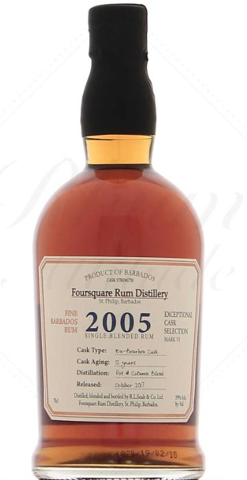 Foursquare Cask Strength 2005 59°, 70cl *** Coup de Coeur