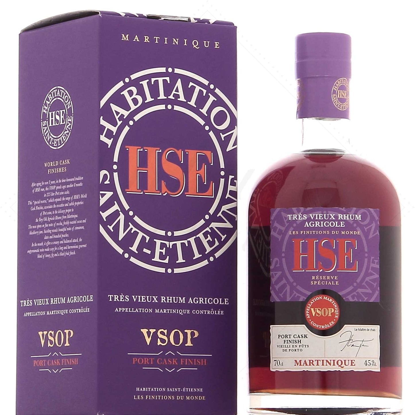 HSE VSOP Port Cask Finish 45°, 70cl *** 🥇Bruxelles 2025