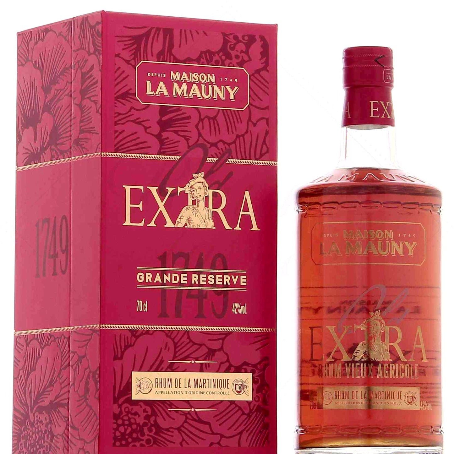 La Mauny XO Extra 42°, 70cl