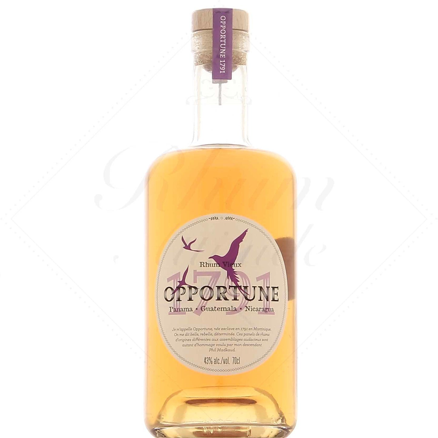 Opportune 1791 Panama Guatemala Nicaragua Blend 43° ** Coup de Coeur