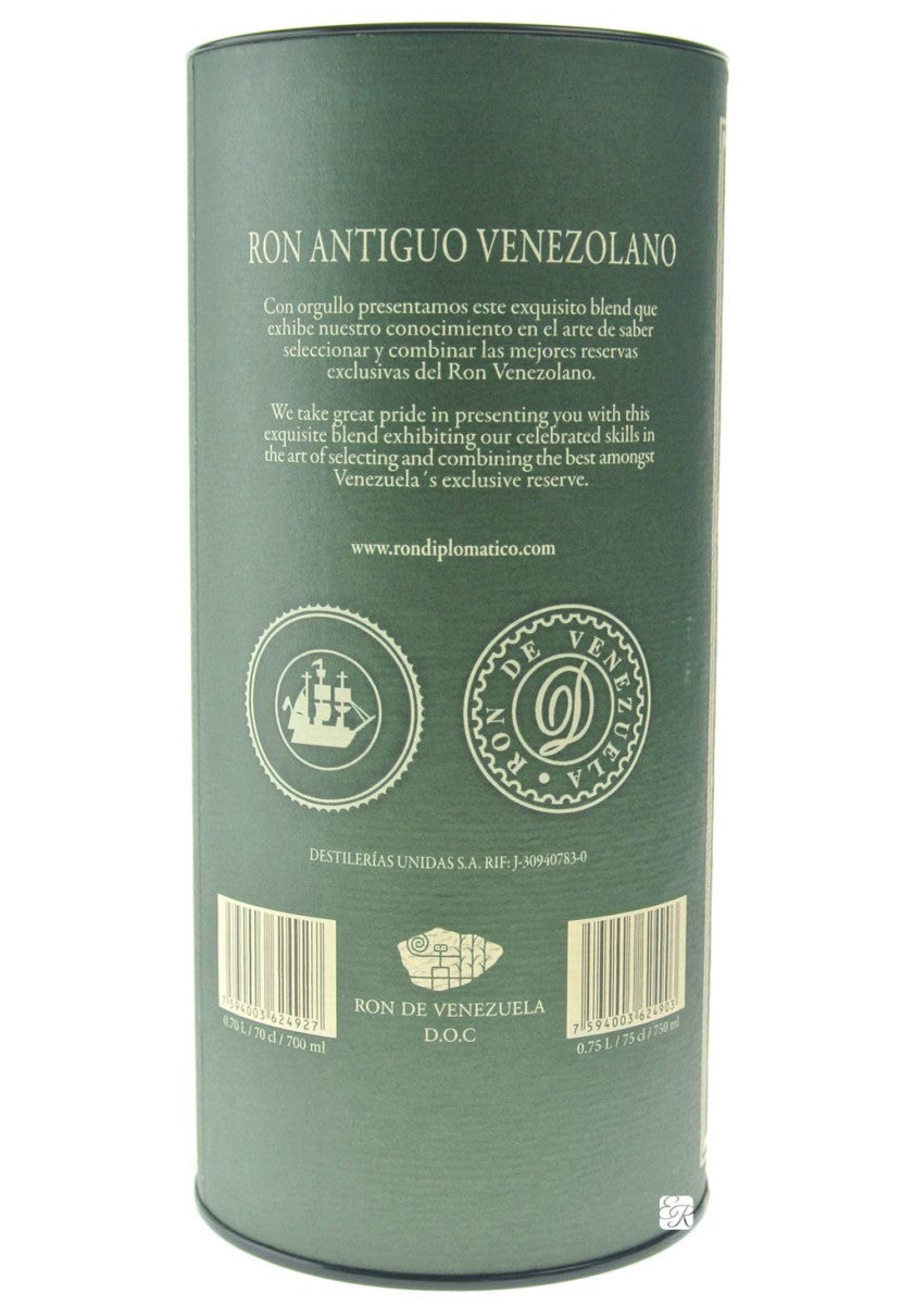 Diplomatico Reserva Exclusiva 40°, 70cl ** Coup de Coeur