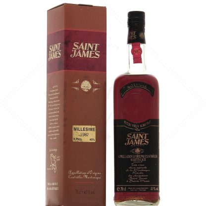 Saint James millésime 1987 – bouteille n°342, 43°, 70cl