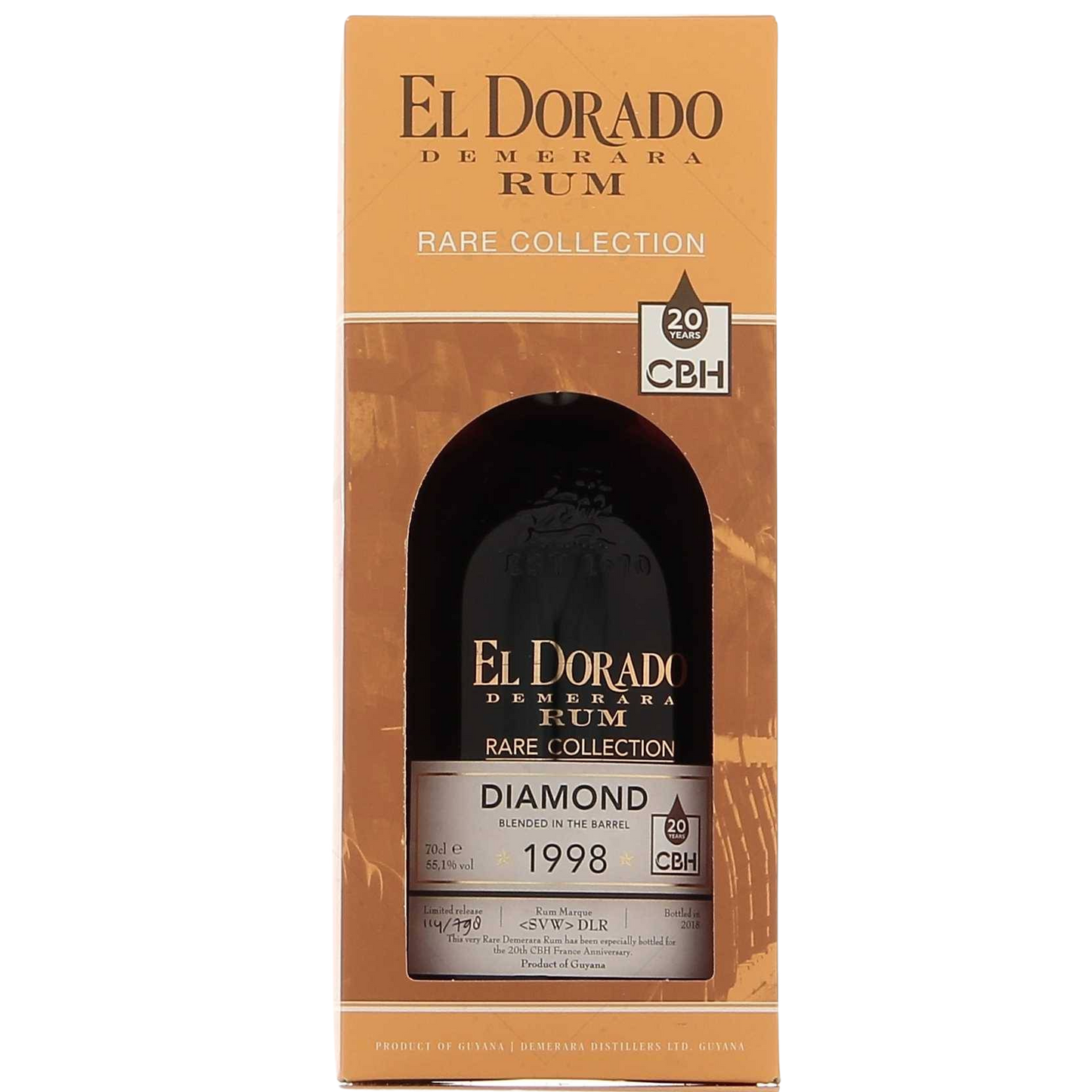 El Dorado Rare Collection Diamond 1998 55,1°, 70cl *** Coup de Coeur