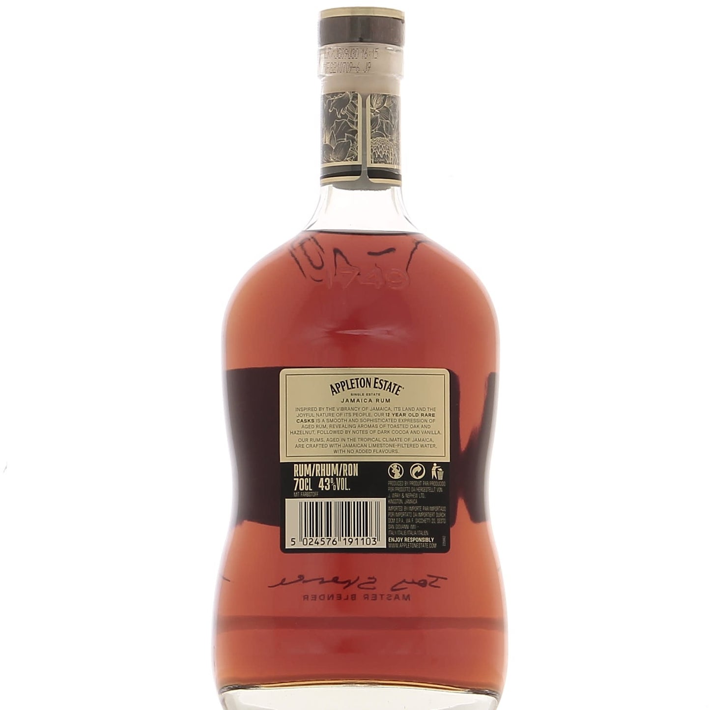 Appleton Estate Rare Blend 12 ans 43°, 70cl