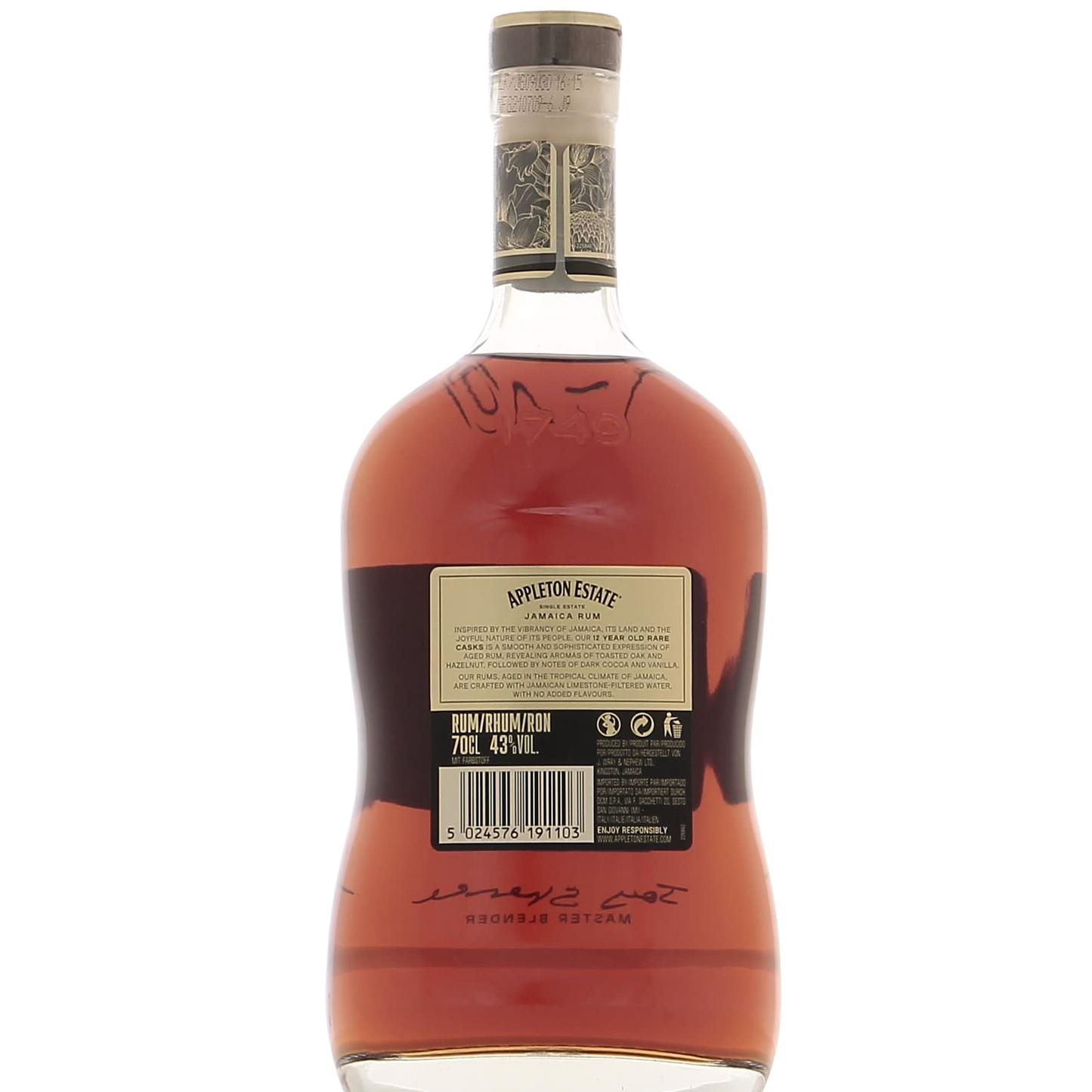 Appleton Estate Rare Blend 12 ans 43°, 70cl