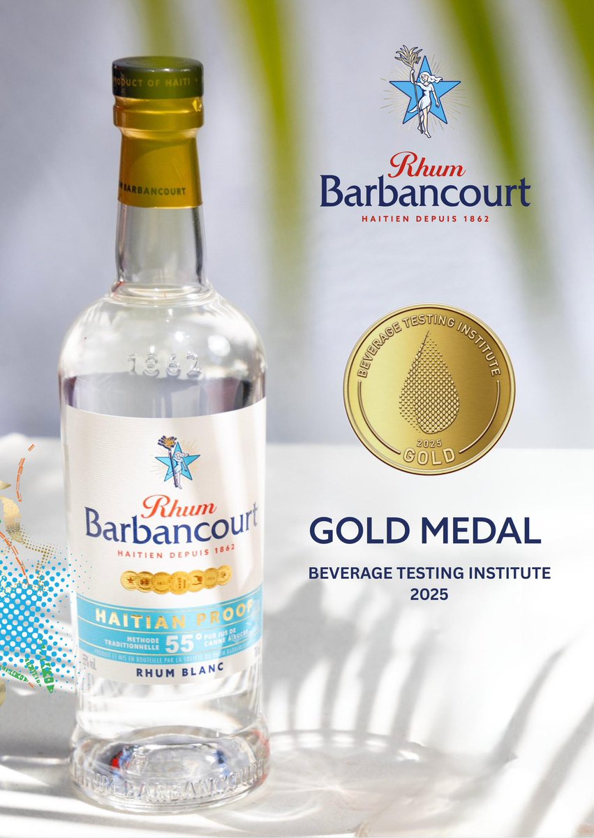 Barbancourt Blanc Haitian Proof 55°, 70cl *** Double Médaille d'or SFWSC 2024 *** Best 2025 Forbes