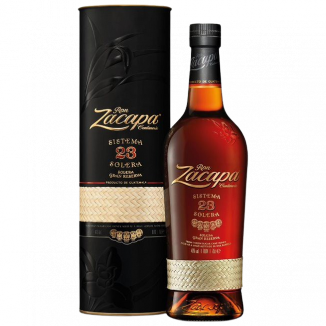 Zacapa 23 ans Solera 40°, 70cl *** 4ième meilleur rhum au monde