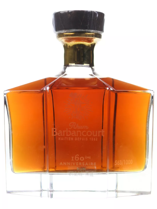 Barbancourt Carafe Cristal Anniversaire 160 ans *** Ultimate Rum