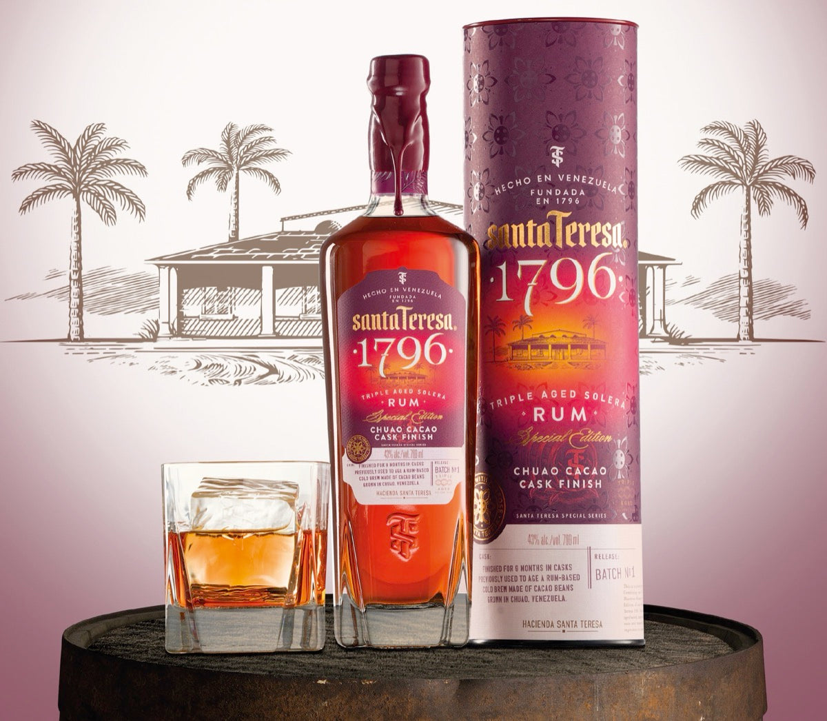 Santa Teresa 1796 Cacao Cask 43°, 70cl