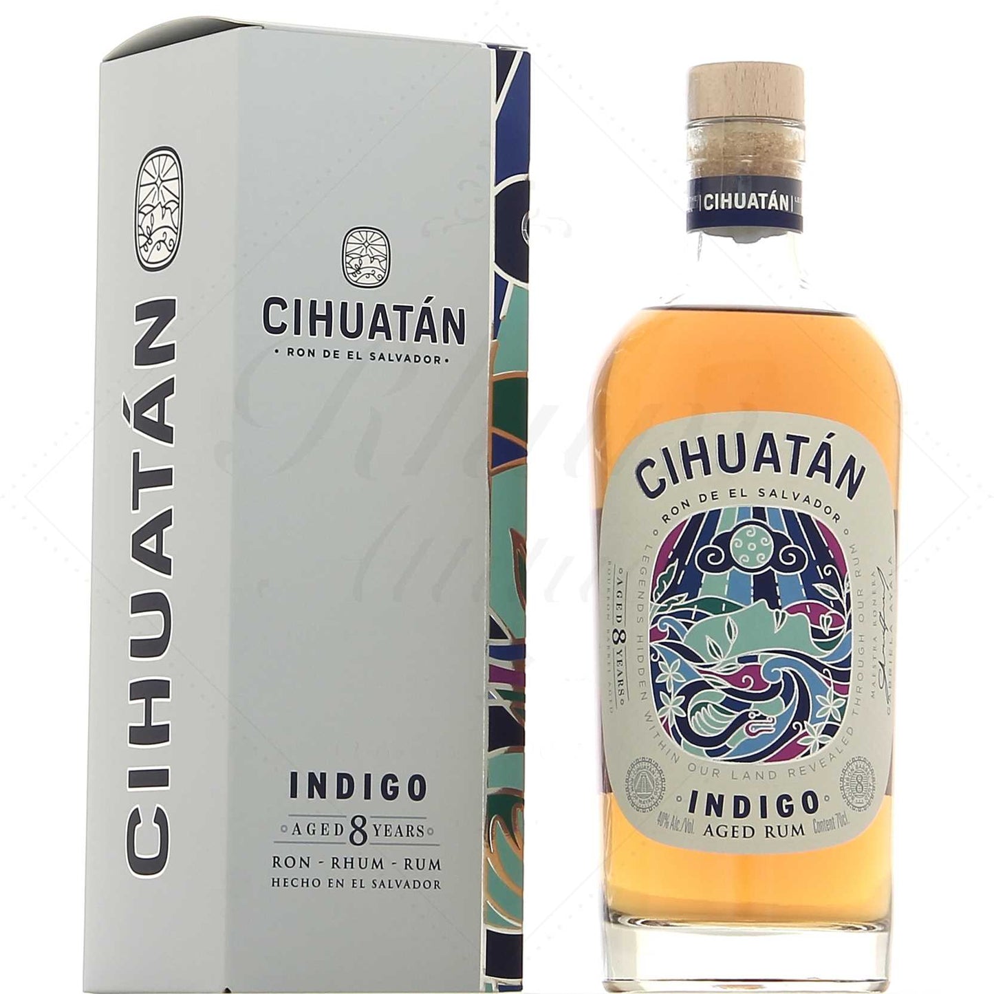 Cihuatan 8 ans Indigo 40°, 70cl