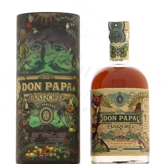Don Papa Baroko Édition limitée Harvest Canister 40°, 70cl *** Collector