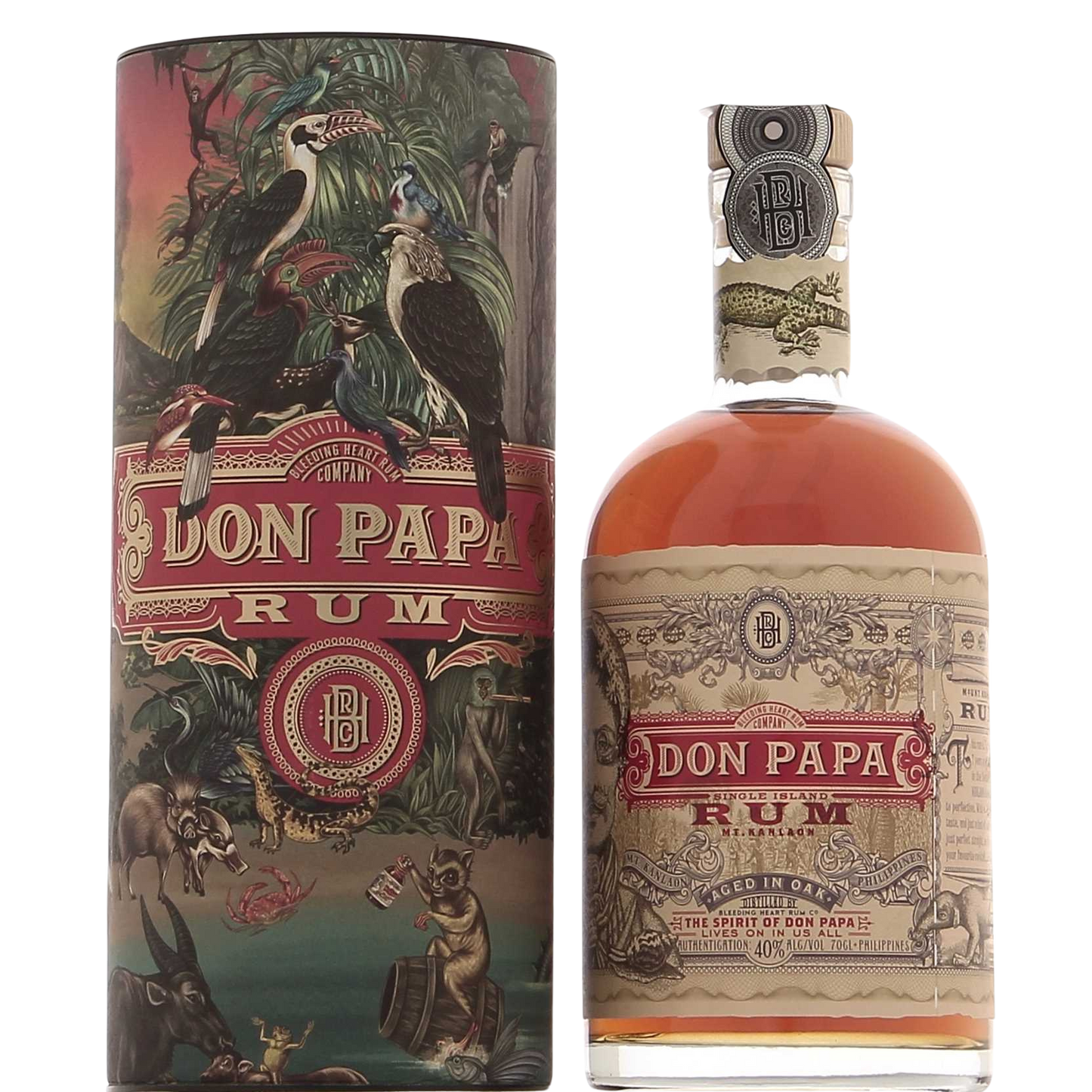 Don Papa Rum 7 ans édition limitée Flora & Fauna 40°, 70cl