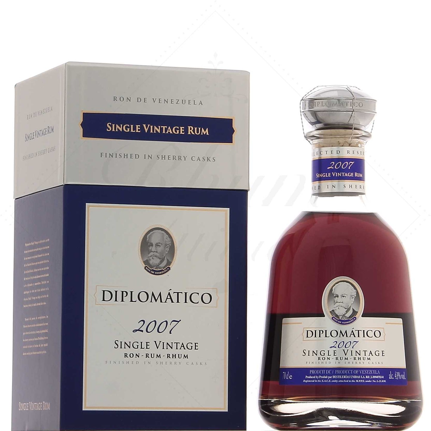 Diplomatico Single Vintage 2007 43°, 70cl