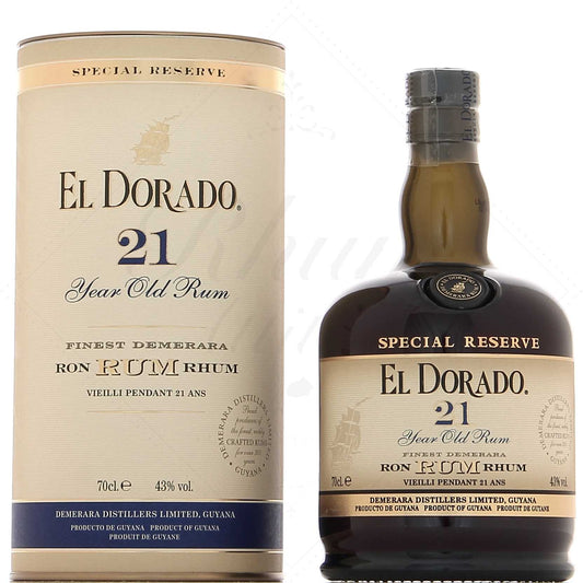 El Dorado 21 ans 43°, 70cl *** Best 2024