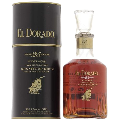 El Dorado 25 ans Millésime 1992 43°, 70cl