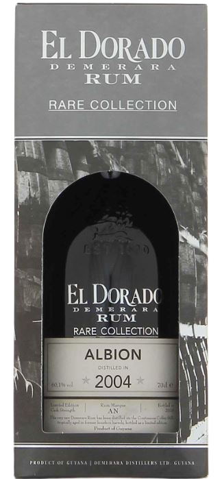 El Dorado Rare Collection Albion 2004 60,1°, 70cl *** Coup de Coeur