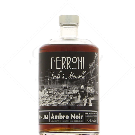Ferroni Ambre Noir 47°, 70cl