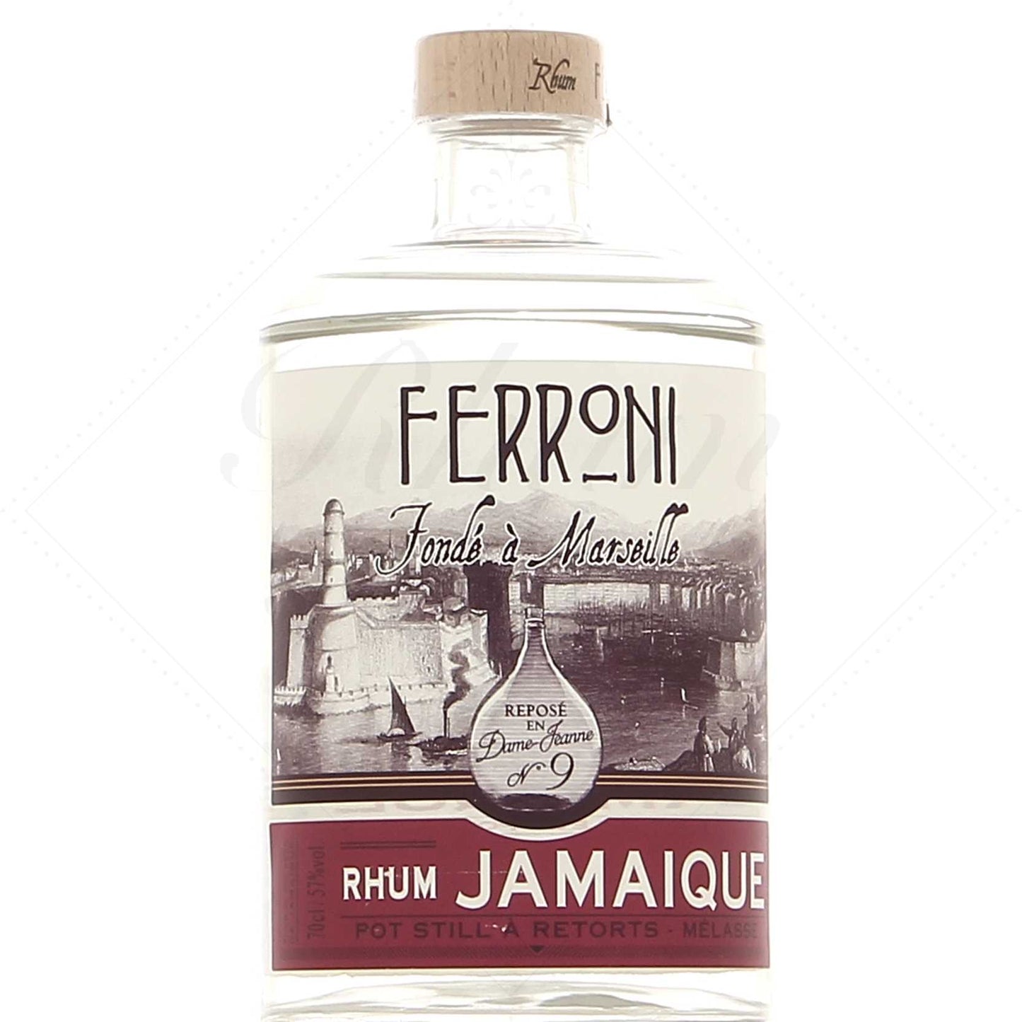 Ferroni La Dame Jeanne 9 Jamaïque 57°, 70cl