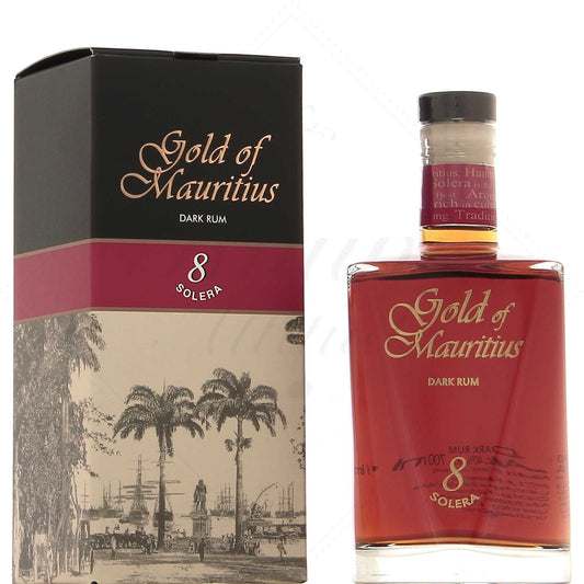 Gold of Mauritius solera 8 ans 40°, 70cl