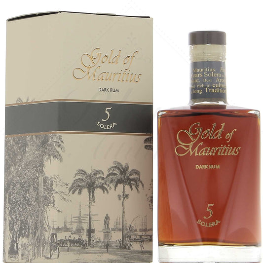 Gold of Mauritius solera 5 ans 40°, 70cl